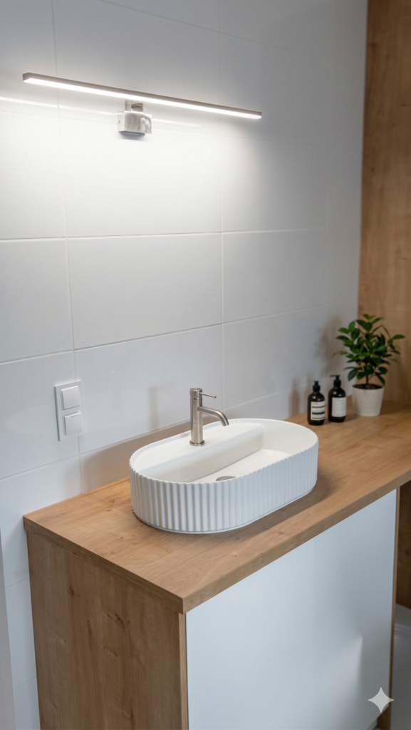 mieszkanie na sprzedaż Wojszyce Wrocław | Łazienka w mieszkaniu Asfaltowa 1a/5 w inwestycji Pawia Odnowa we Wrocławiu