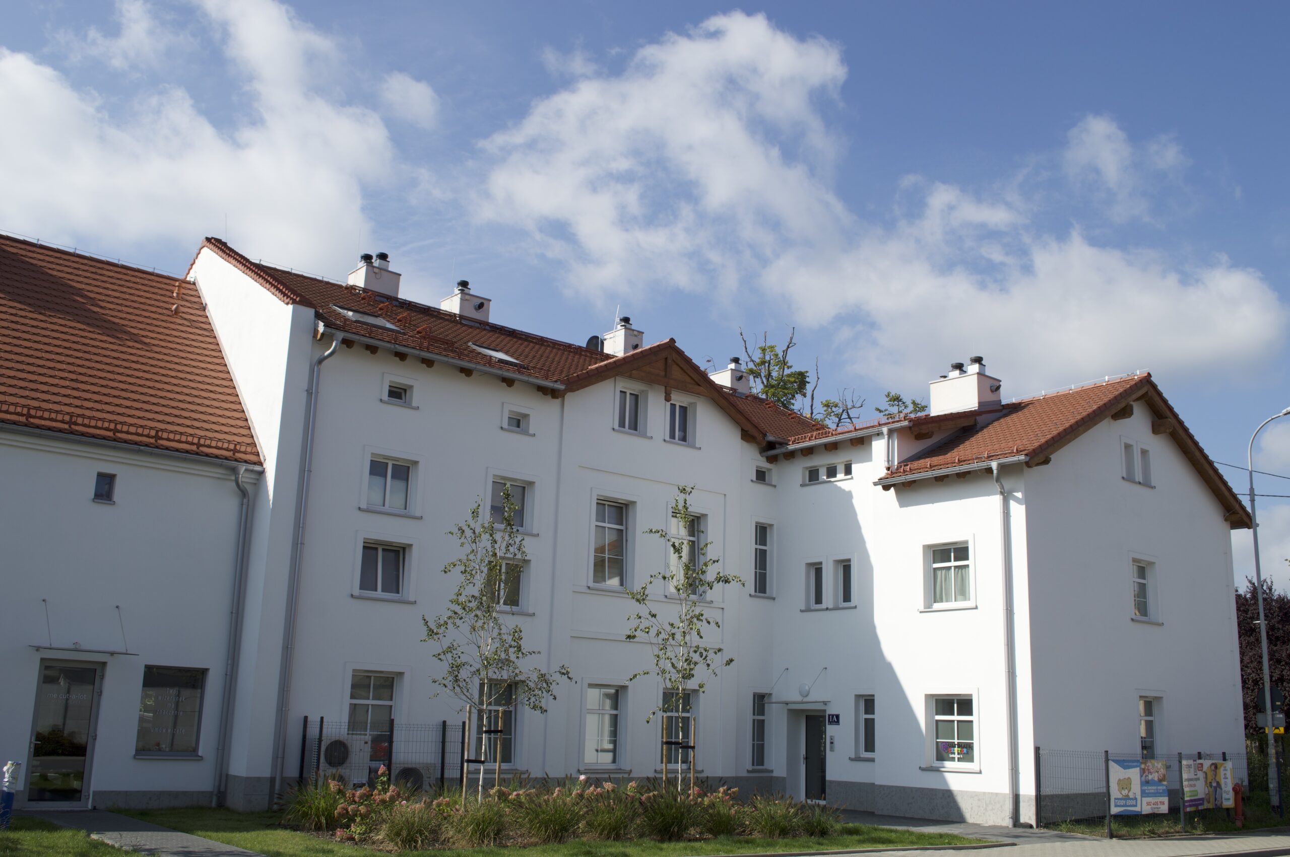 Rzeczywisty widok budynków Pawia Odnowa na Wojszycach we Wrocławiu